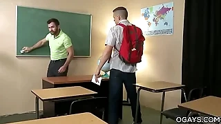Hairy Teacher Fucks His Blithe Student